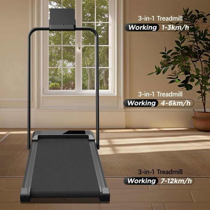 Tapis roulant pieghevole ROBORE CW1F - Motore brushless da 2,5 HP, 12 km/h, inclinazione 9%, portata massima 136 kg