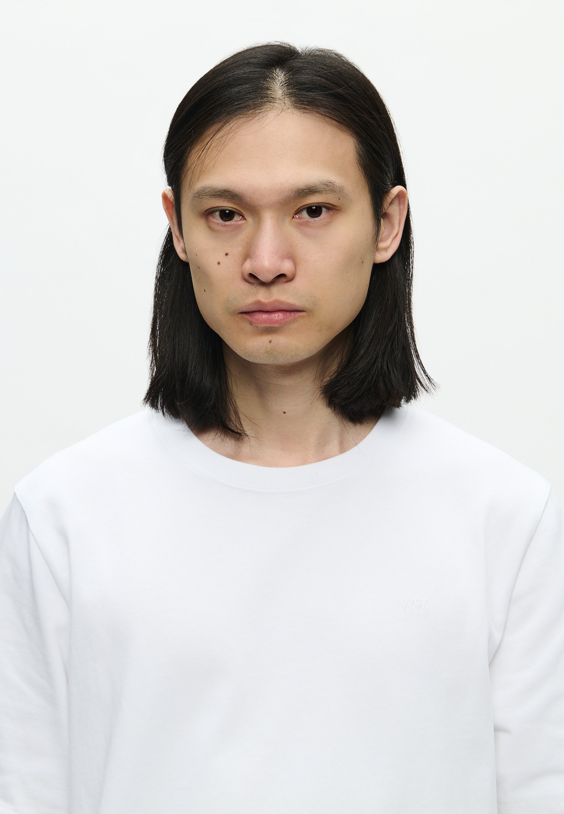 T-shirt basic WOOD WOOD - bianco brillante