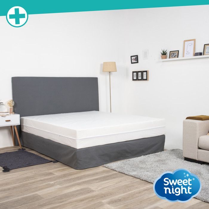 Full mattress cover 90x190x25 cm | Bed bug resistant | Zipper closure | Chemical free