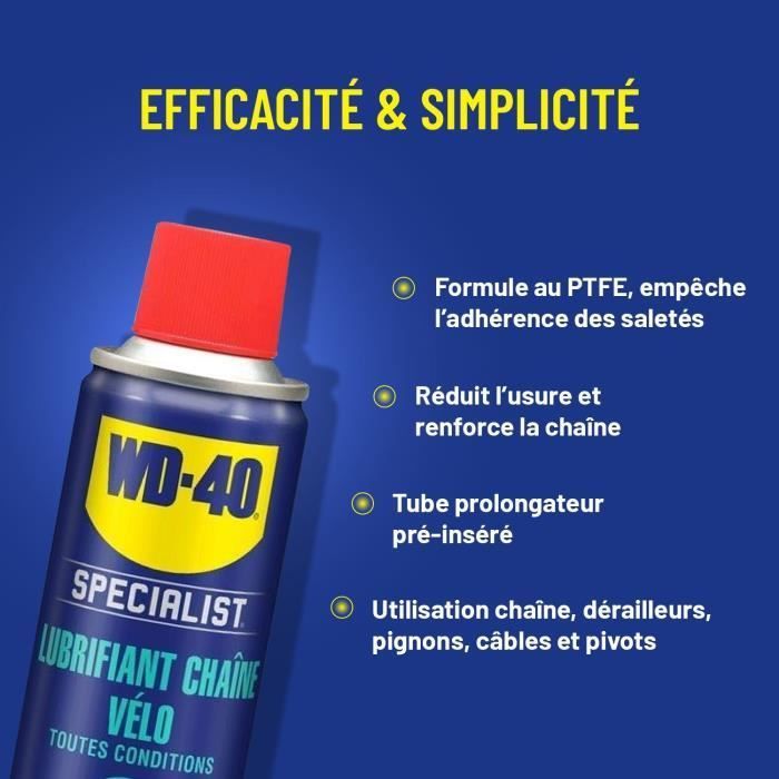 WD-40 - All-conditions chain lubricant - 250ml spray
