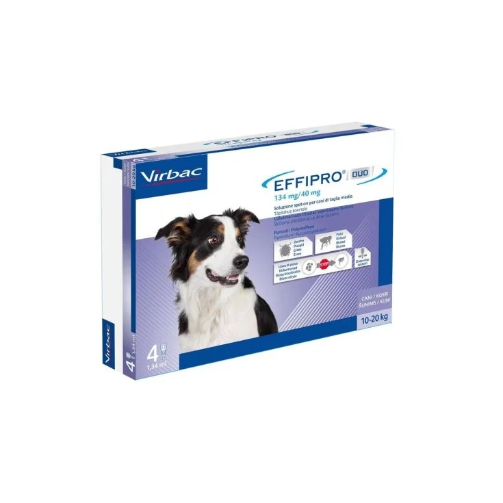 EFFIPRO Effipro Duo Psi 10-20 kg 4 1,34 ml