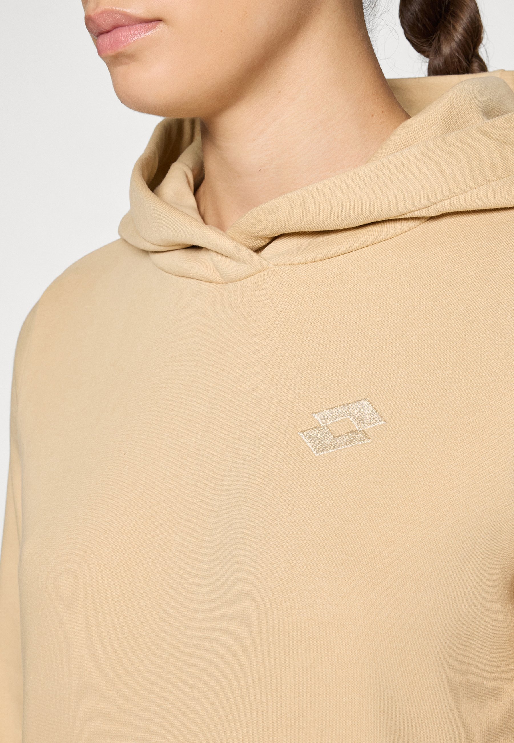 Felpa con cappuccio Lotto HERITAGE - Felpa con cappuccio - crema irlandese