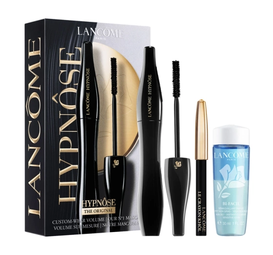 LANCOME HYPNOSE ZESTAW TUSZ DO RZĘS   KREDKA   PŁYN DO DEMAKIJAŻU