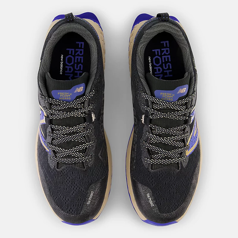 Męskie buty Fresh Foam X Hierro v7 Gore-Tex® – czarne z morskim błękitem