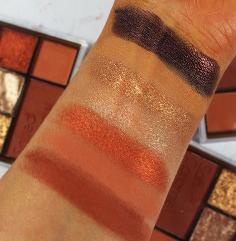 Paleta sjenila za oči Salted Caramel i prešani pigmenti Palete sjenila za oči i šminka