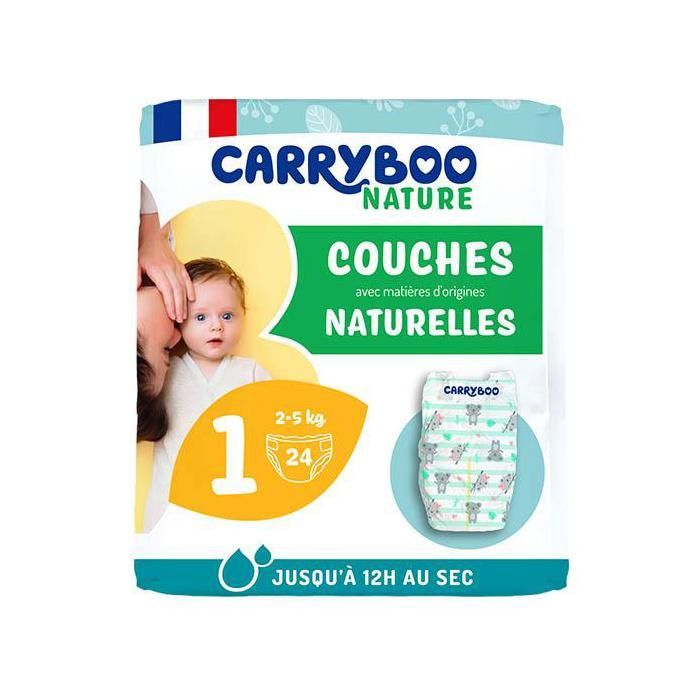 Carryboo Nature Naturwindeln und Kohl Größe 1 (2-5 kg)