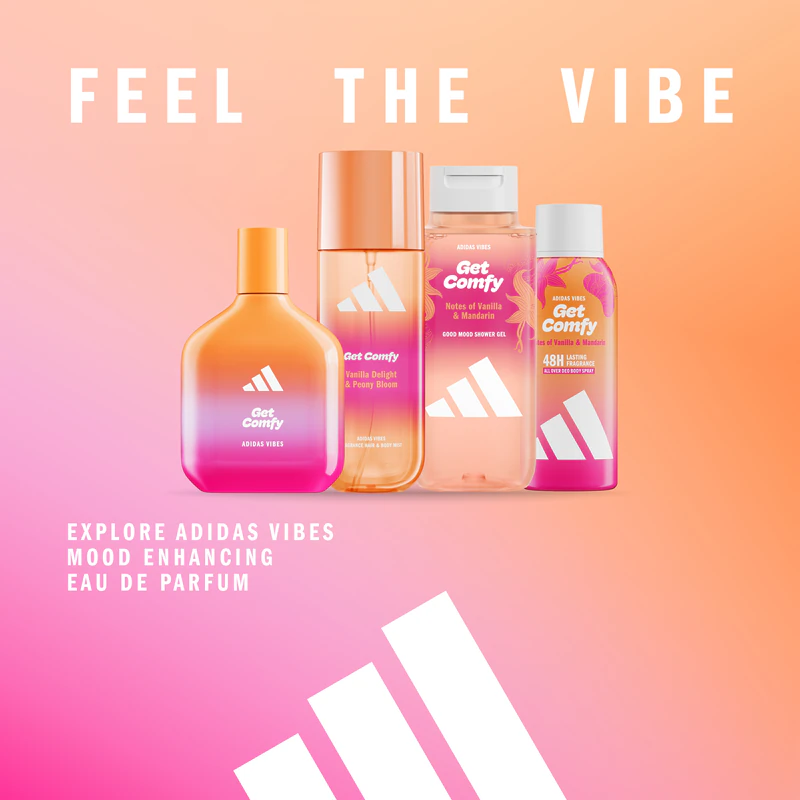 Unisex sprchový gél Adidas Vibes Get Comfy