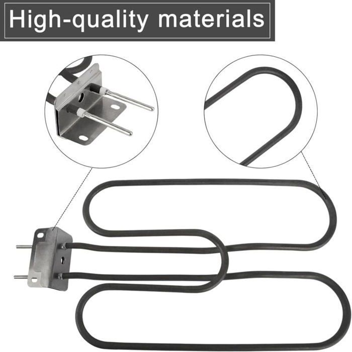 Electric BBQ Heater Compatible with Weber 66631 Weber Q140 Q1400, Replacement Heating Element for BBQs
