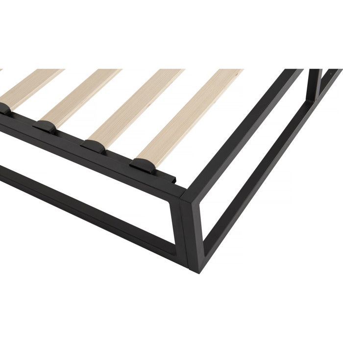 Metalen bedframe 160 x 200 cm - Zwart