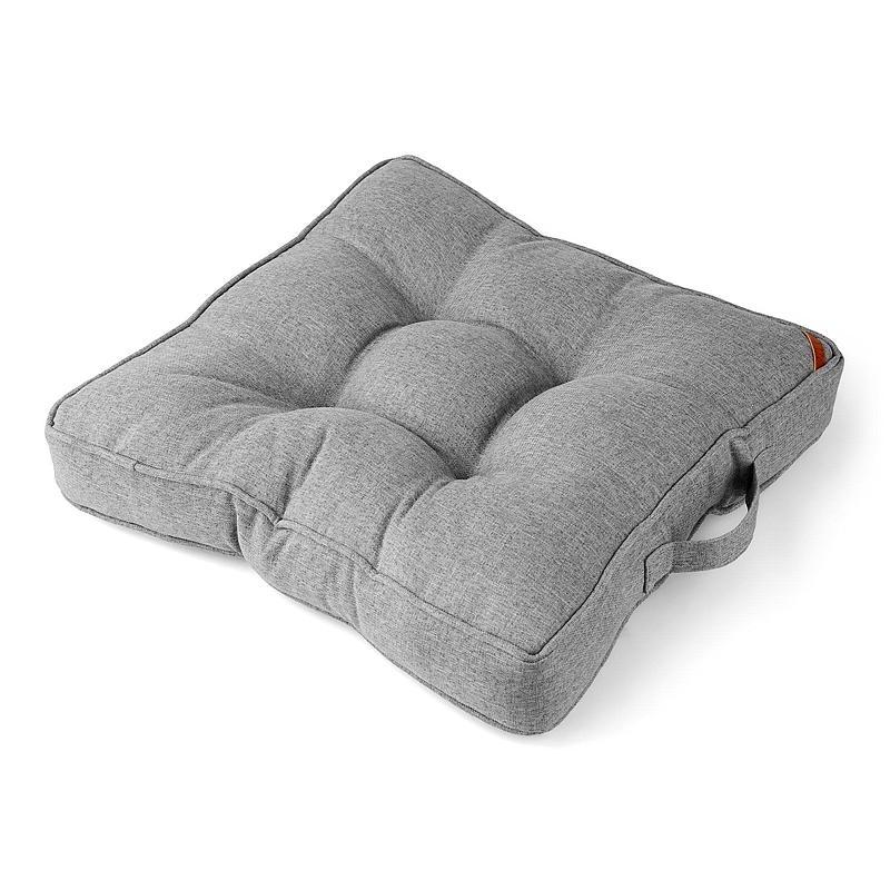 Istuintyyny 49x49x7 cm kahvalla harmaa