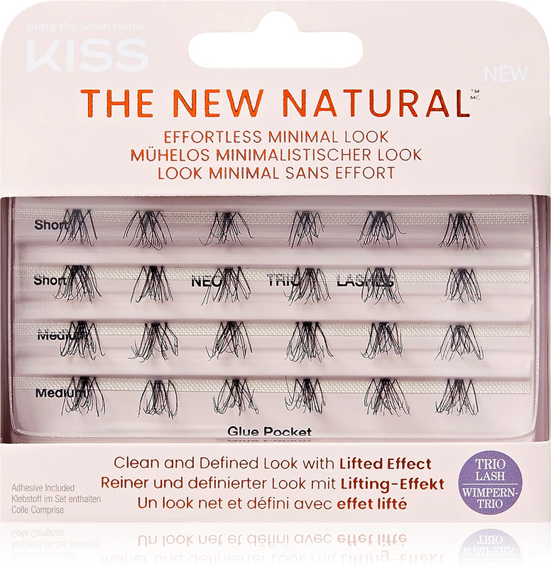 KISS: O novo look natural, minimalista e sem esforço com cílios sem nós.