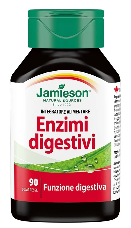 JAMIESON Jamieson Enzimas Digestivas 90 comprimidos Función digestiva