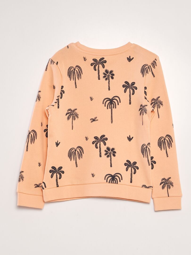 Sudadera estampada de felpa francesa - ROSA