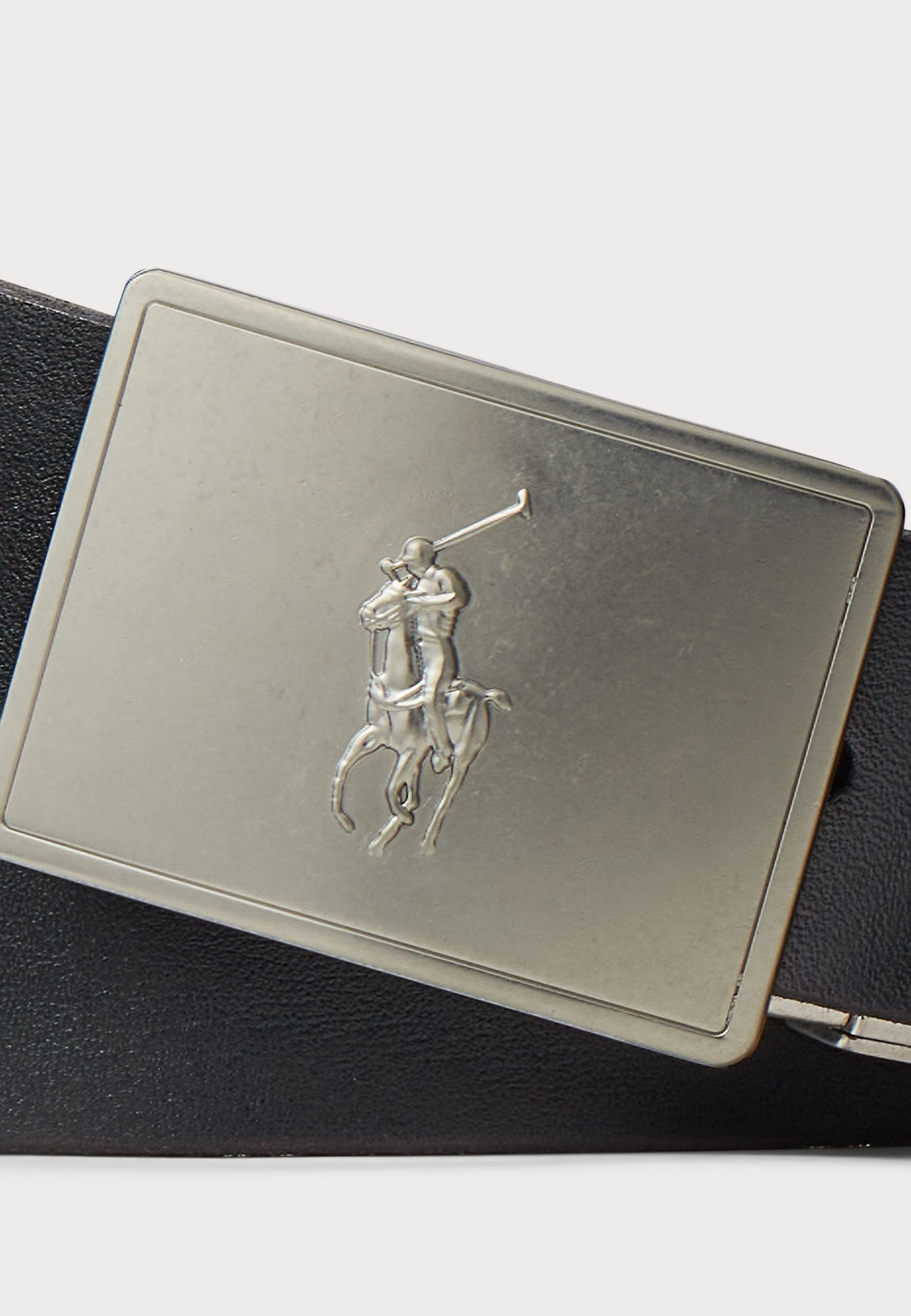 Polo Ralph Lauren omkeerbare leren riem cadeauset - Zakelijke riem - zwart/zadelbruin