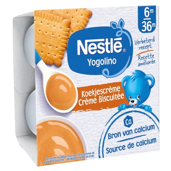 Nestlé piškoti s kremo za dojenčke<br>4 x 100 g