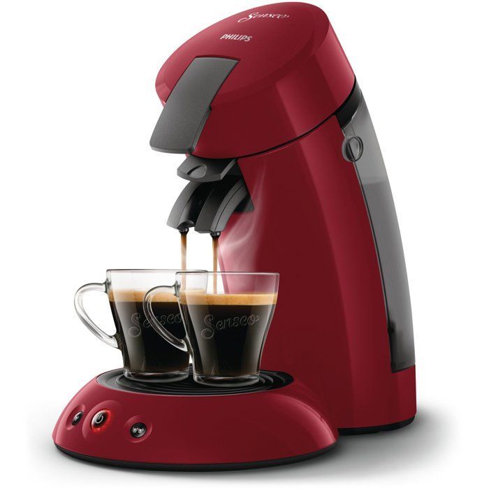 Cafetière à dosette - PHILIPS - SENSEO - HD6553/81 - Original - Rouge