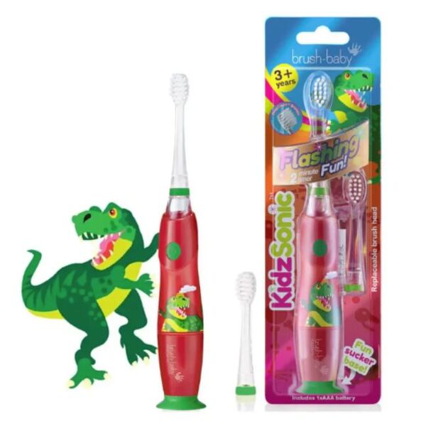 Harjavauvadinosaurus KidzSonic® lasten sähköhammasharja