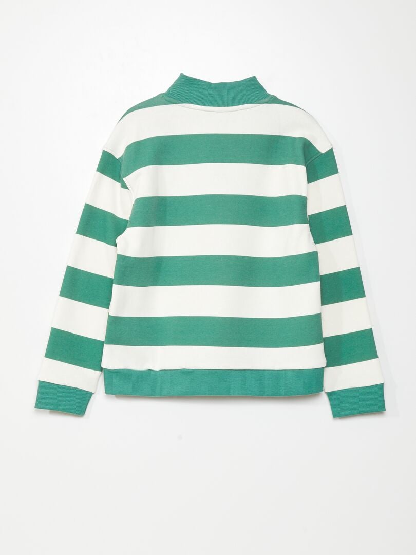 Bluza z golfem So Easy Zip-Up - ZIELONA