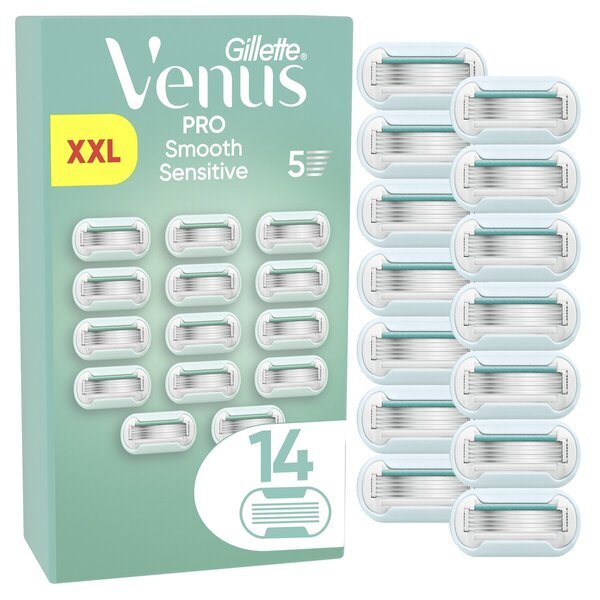 Gillette Venus Pro Smooth Sensitive britvice za pupak 14 kom