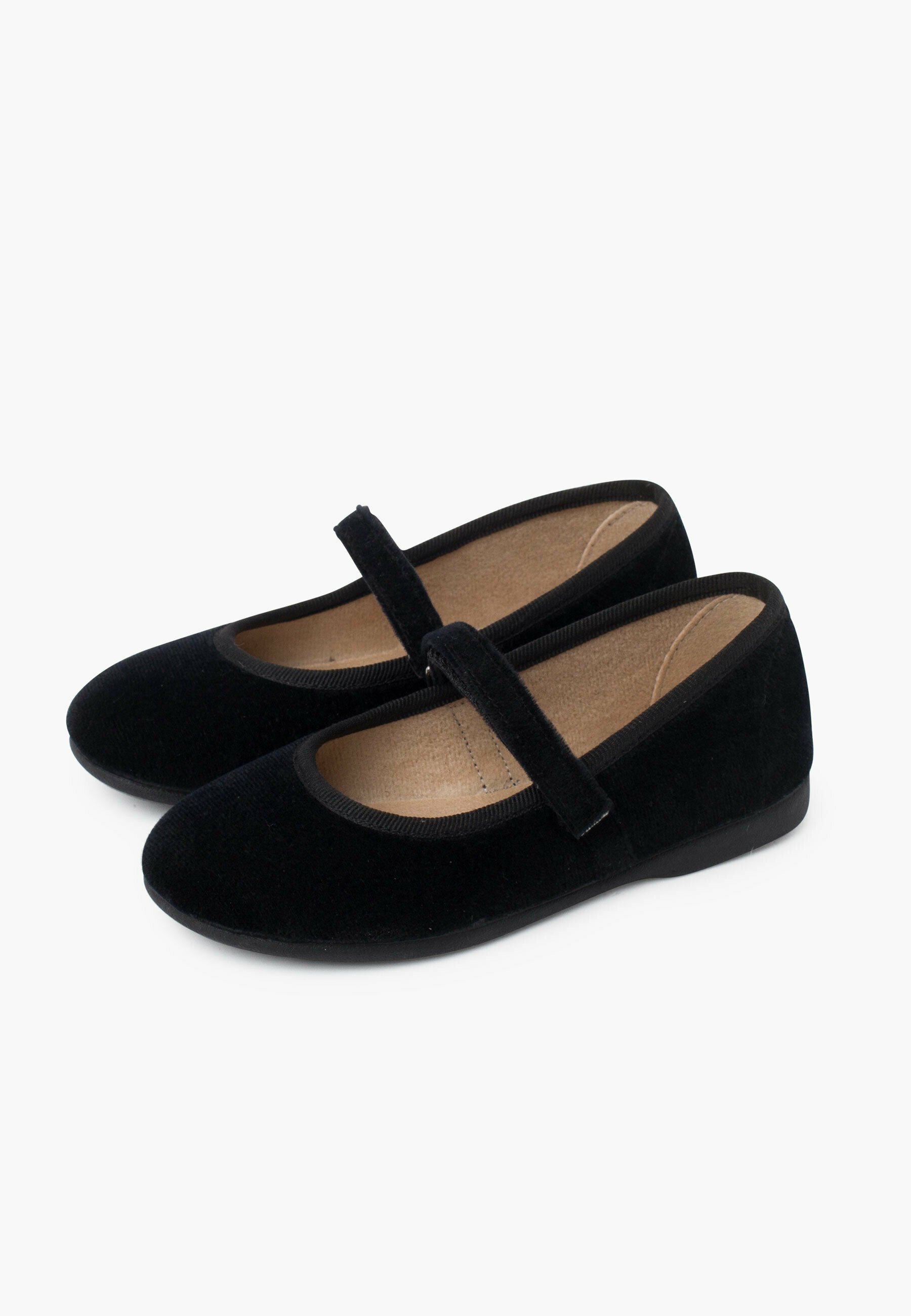 Pisamonas MERCEDITAS TIRA FINA ADHERENTE - Ballerina's met enkelbandje - metallic zwart