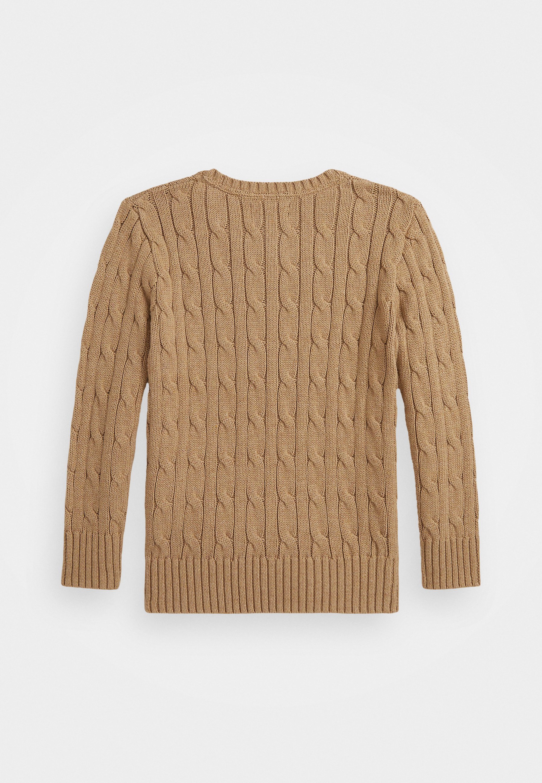 Polo Ralph Lauren Zopfstrickpullover aus Baumwolle - Kamel