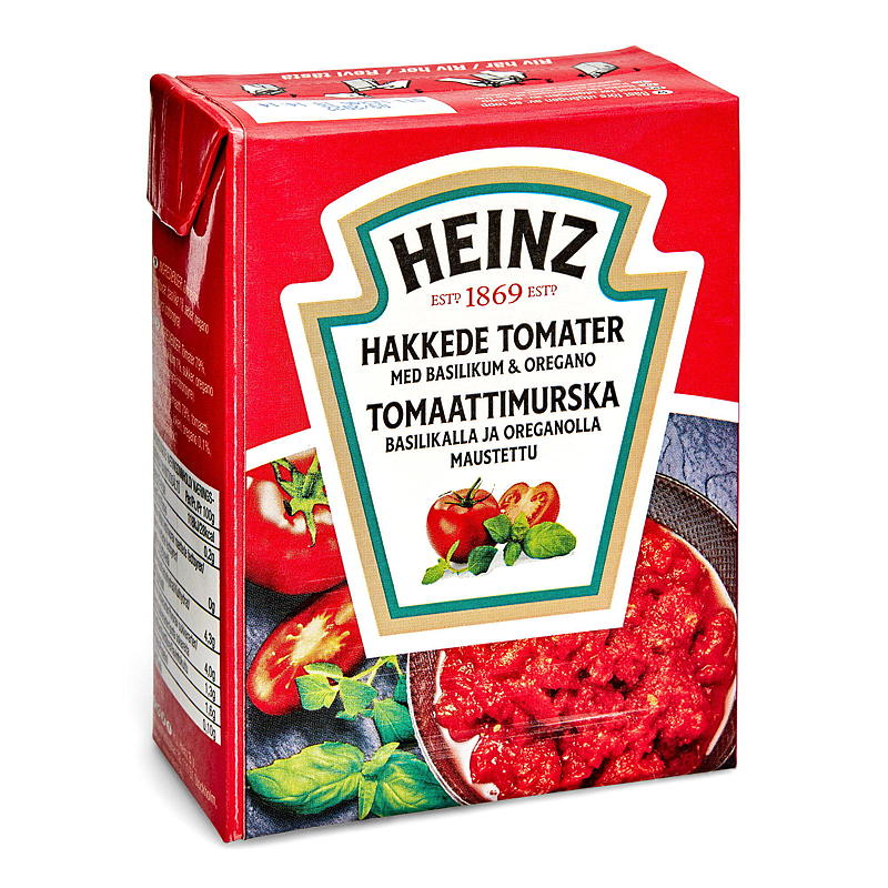 Heinz Gehakte Tomaten 390 g Met Kruiden Heinz