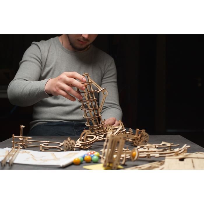 UGEARS - Wooden Marble Run - 3D Puzzle - 266 pieces