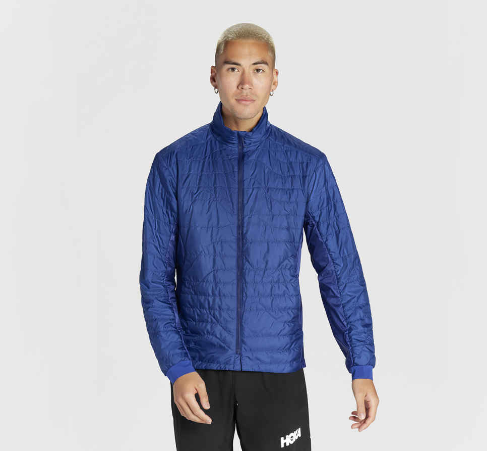 HOKA Giacca trapuntata Sky Bellwether Blue