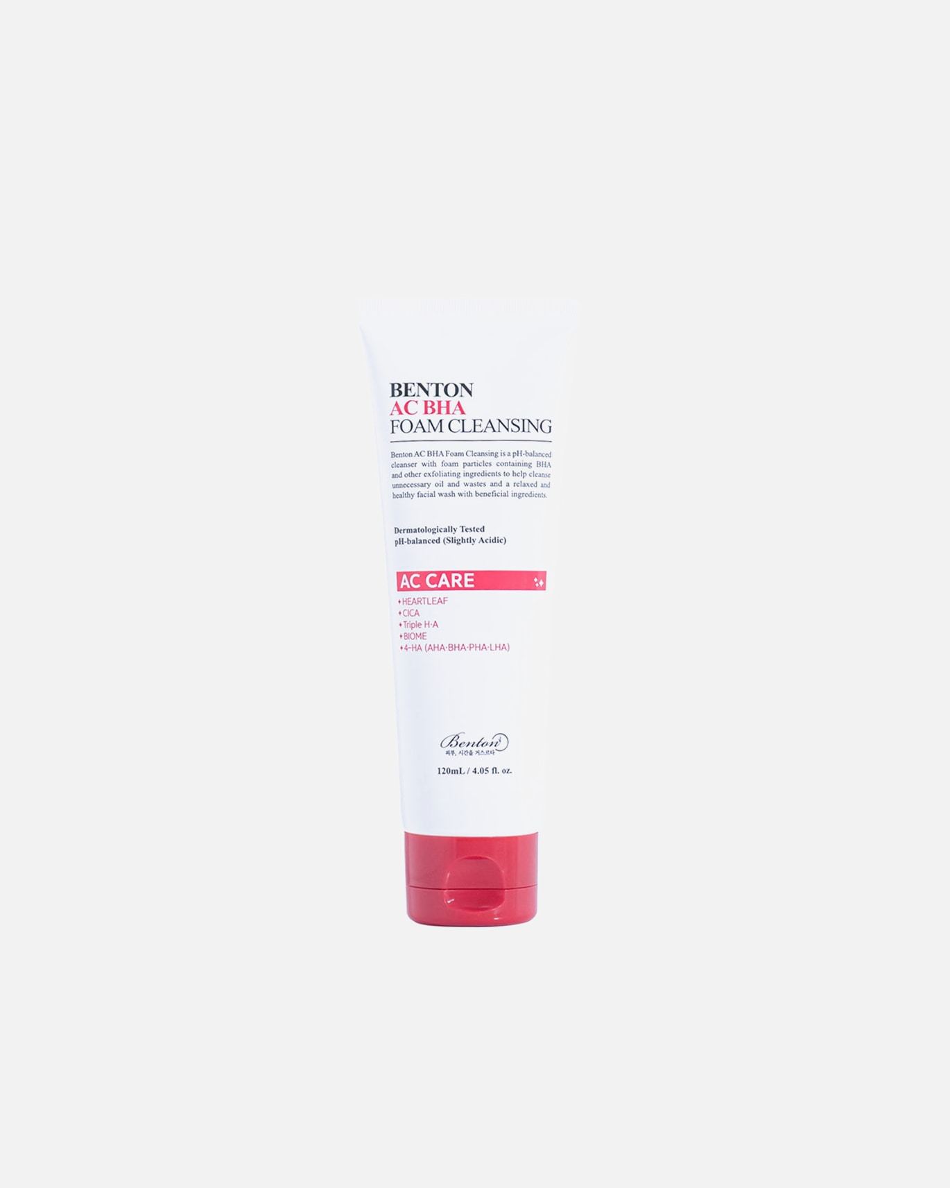 Benton čistilni gel AC BHA pena za čiščenje - 120 ml