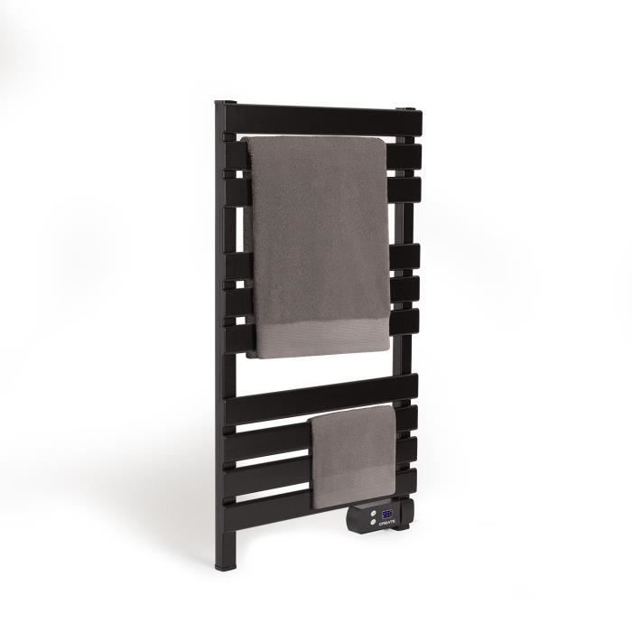 Scaldasalviette elettrico - Create - Scaldasalviette - 500W - Timer da 8 ore - Schermo LCD