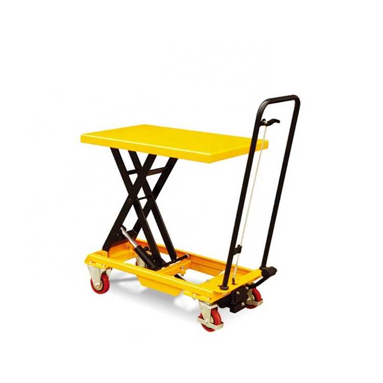 Carro de mesa elevadora hidráulica manual móvil de tijera, ¡gran oferta!