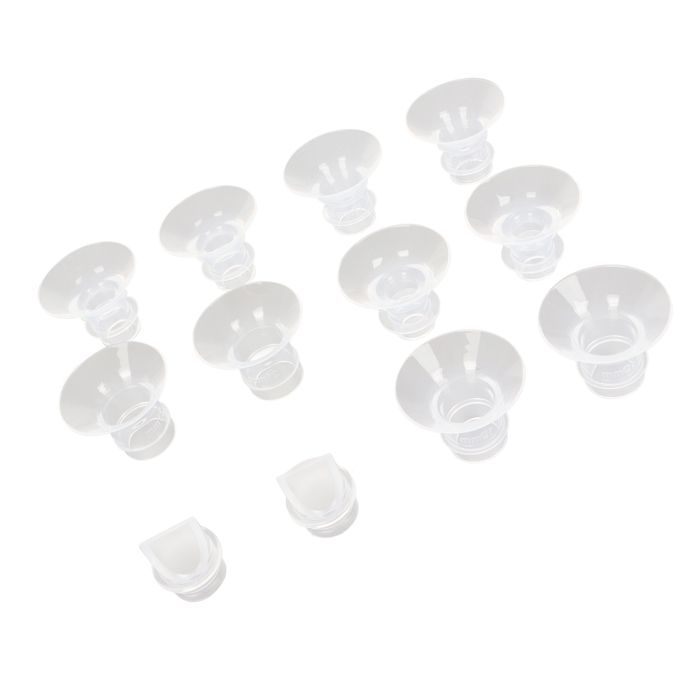 SALUTUYA Inserts de bride de pompe à lait portable 10pcs Locage de pompe à lait insert la bride de puericulture d'allaitement