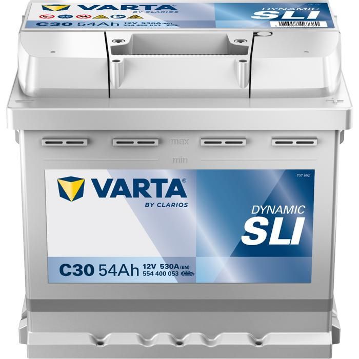 Varta Silver Dynamic L1 C30 12V 54Ah / 530A Starter Battery 554400053