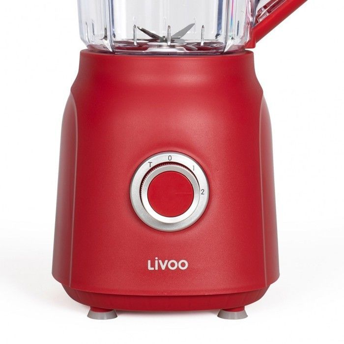 Licuadora - LIVEO - DOP242R - Rojo Chili y Transparente