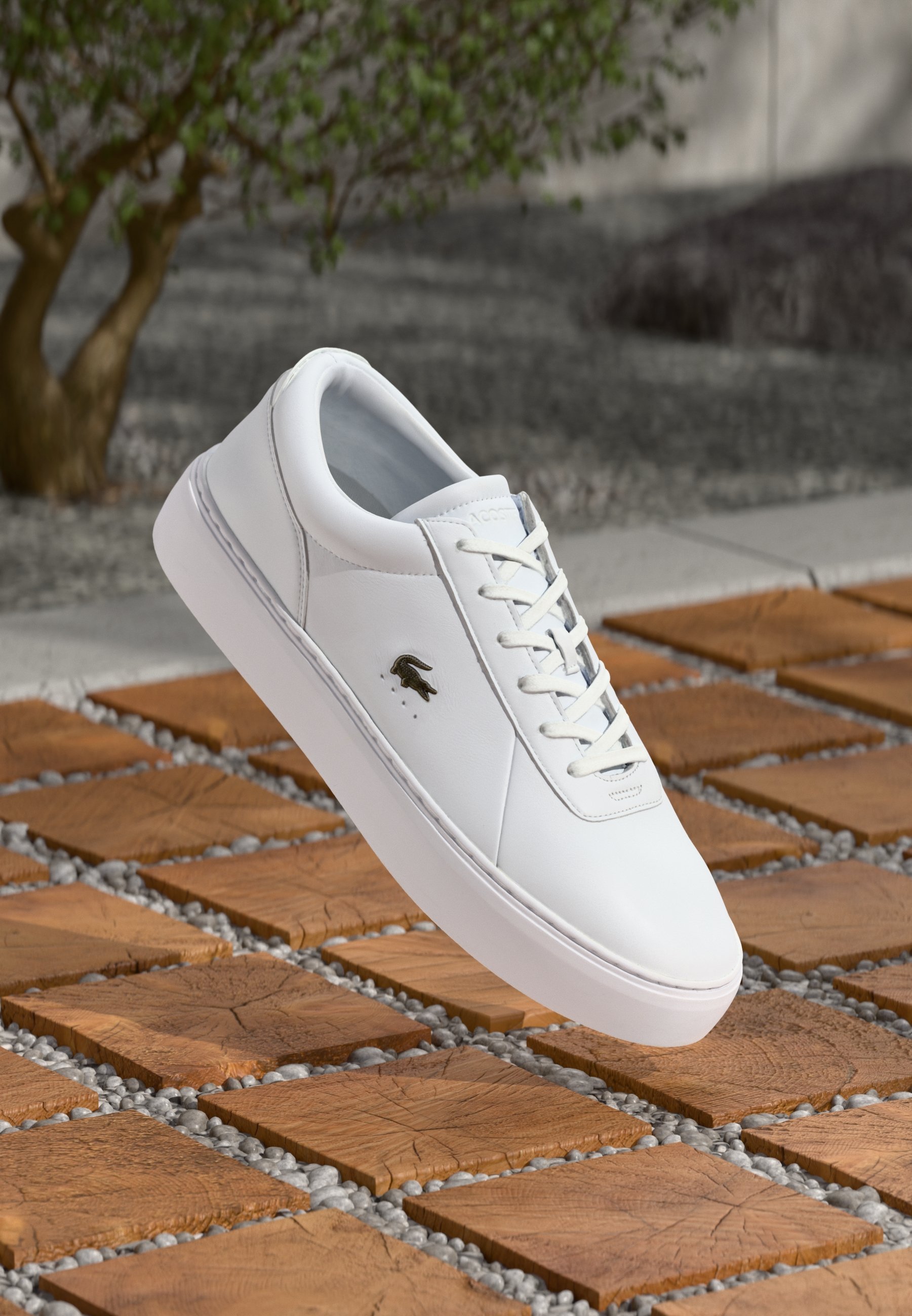 Lacoste COURT SET 225 - Edzőcipő - fehér