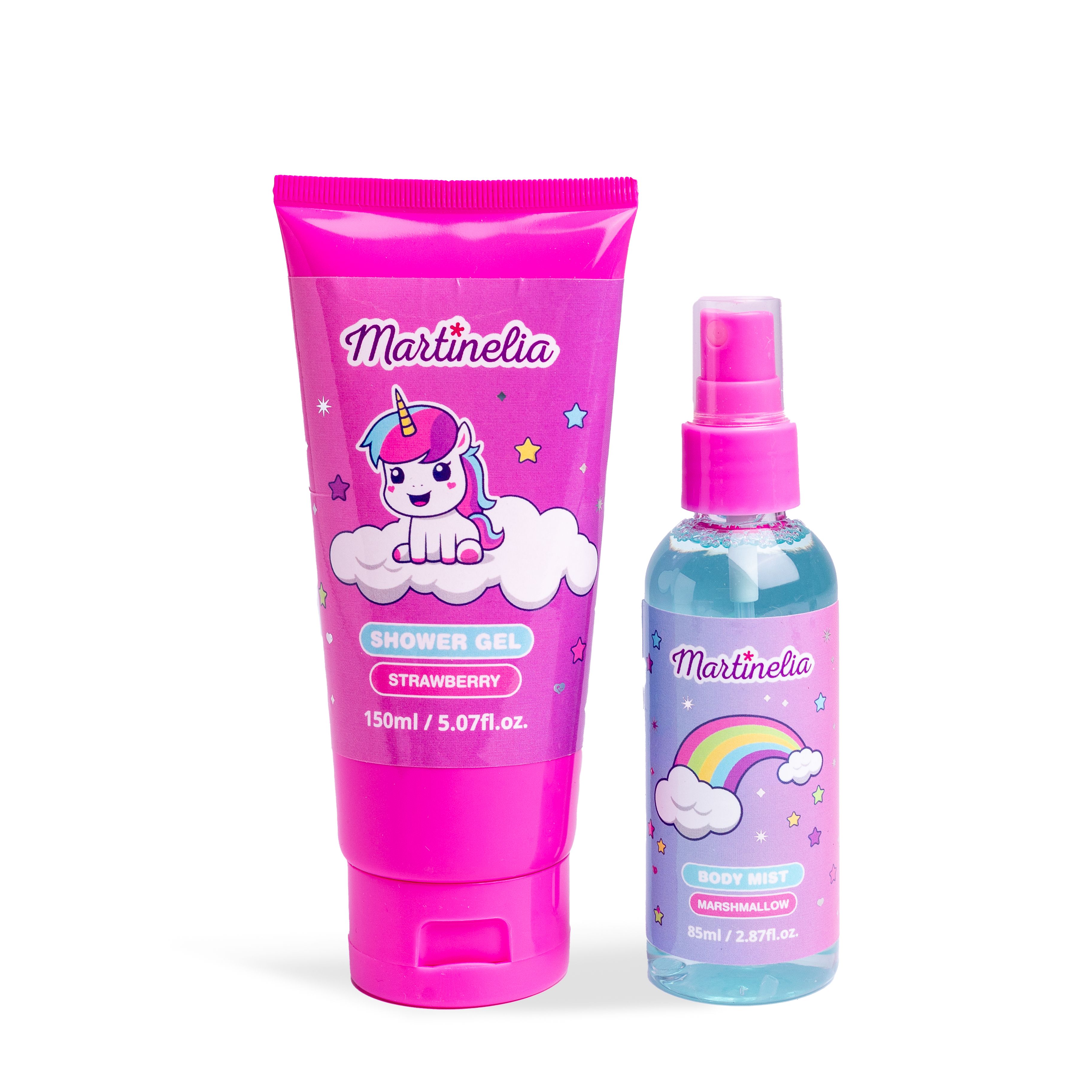 Komplet gela za kopel in meglice za telo Little Unicorn Darila za otroke