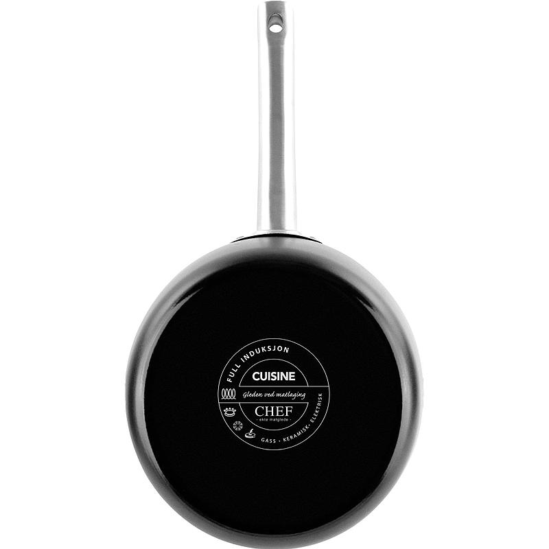 Köksgryta ø 16 cm med lock Chef