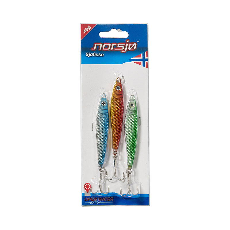 Norsjø Köder 3er-Pack 40 g, Meeresangeln, Norsjø