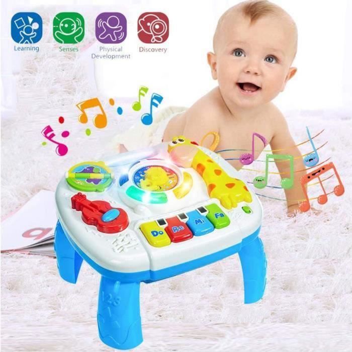 Table d'activités musicales - AMOUNE - Jouet éducatif - Plastique - 12 mois et plus - Musique interactive