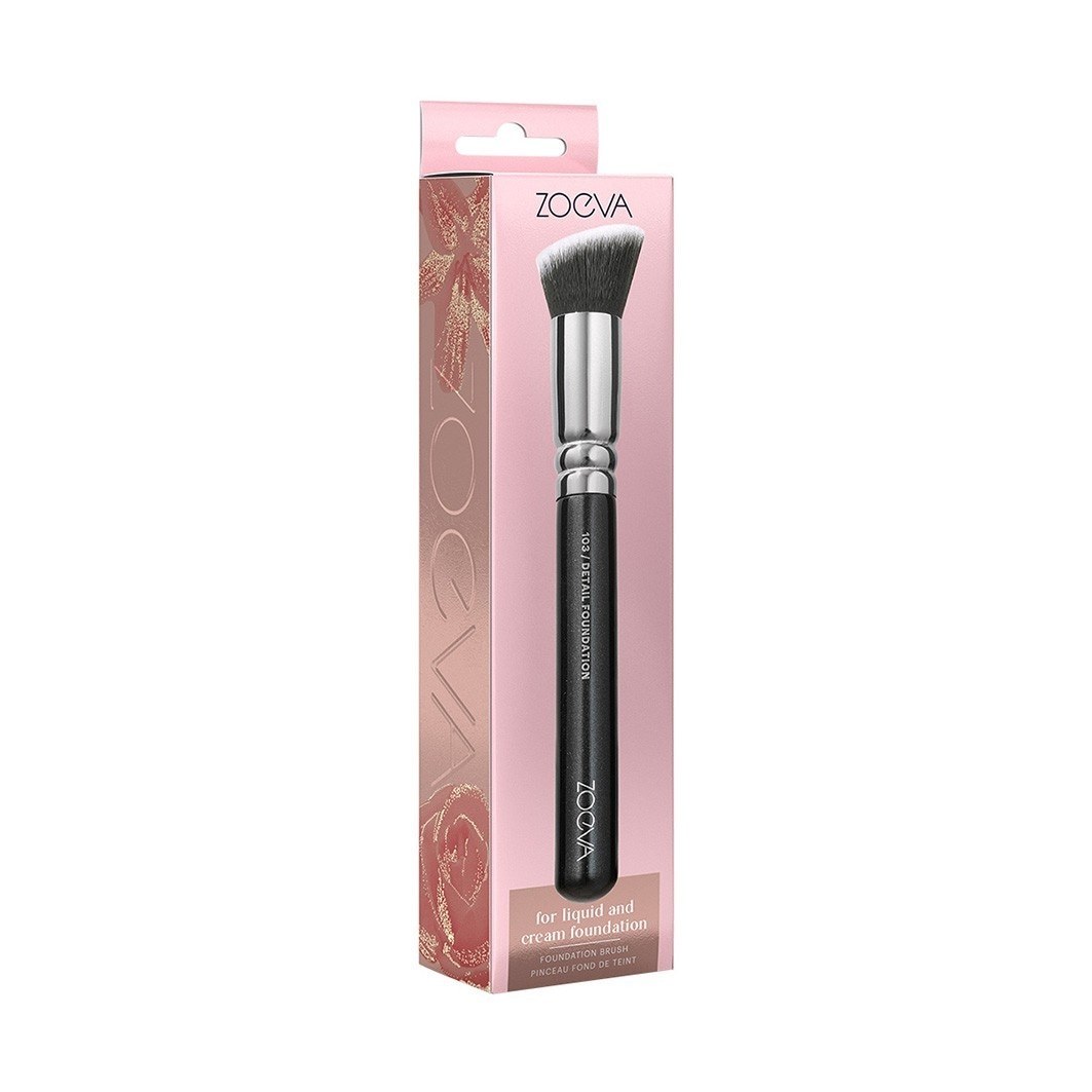 ZOEVA makiažo pagrindo šepetėlis „103 Detail Foundation Brush“ – 1 vnt.