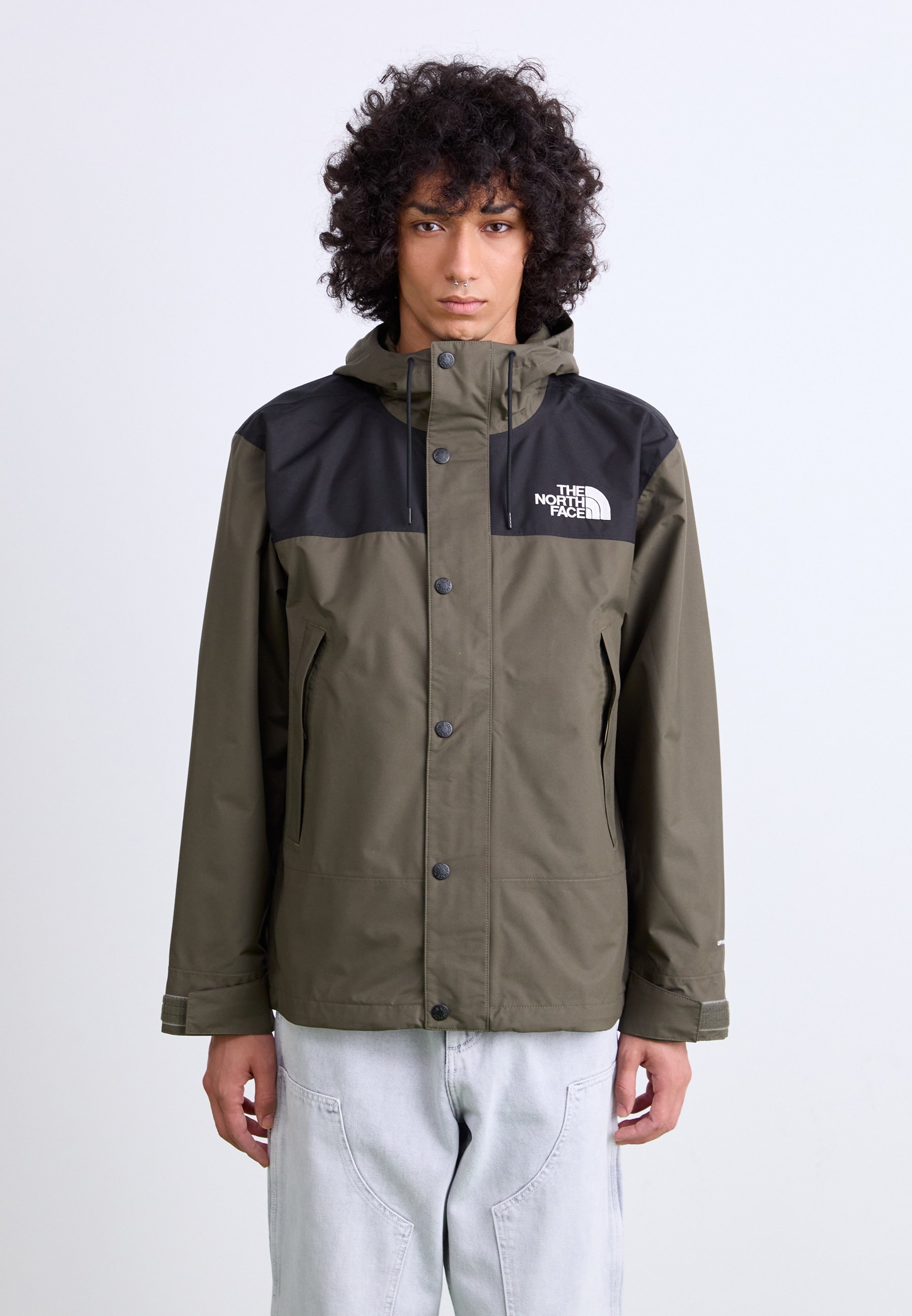 The North Face REIGN ON JACKET - Wasserdichte Jacke - Taupegrün/Schwarz
