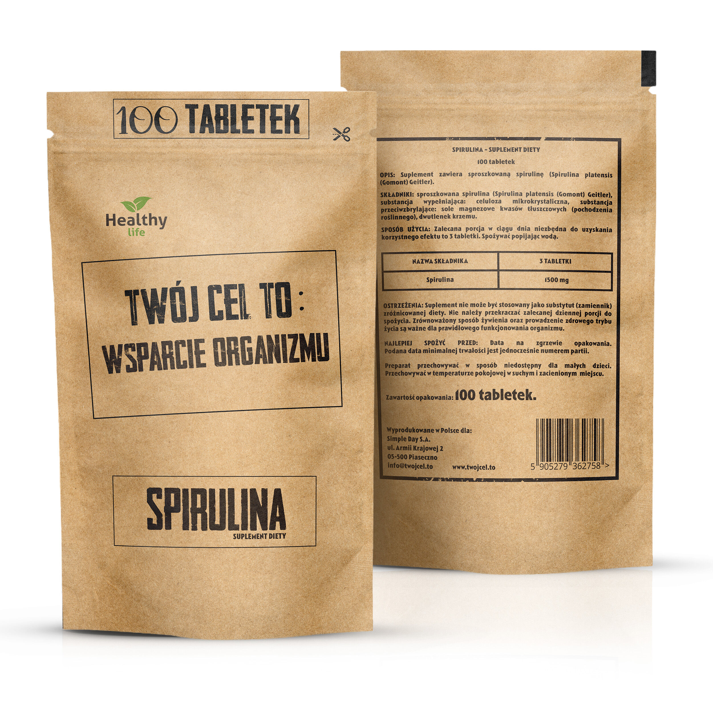 célod a SPIRULINA