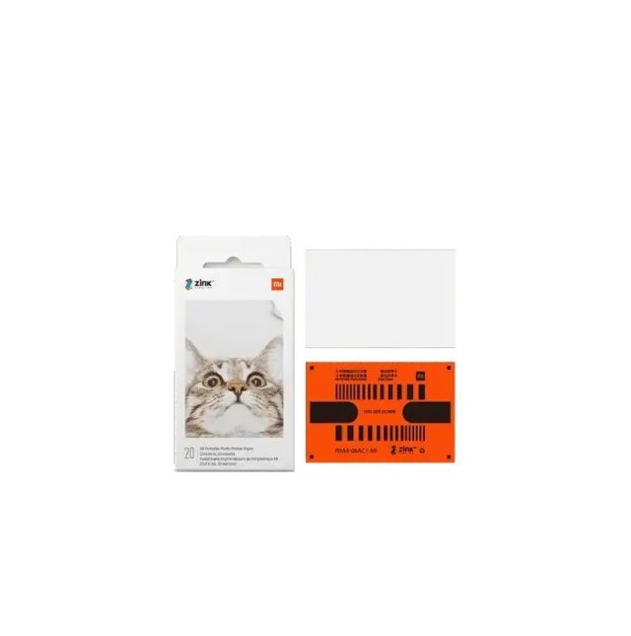 Papier d'impression Xiaomi Papier photo 20 feuilles pour Imprimante Photo Portable