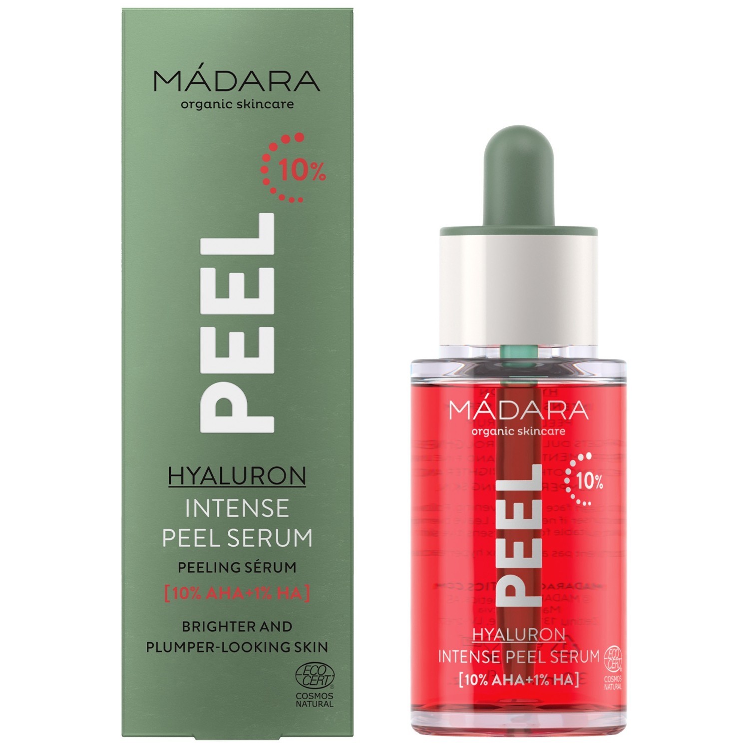 MÁDARA piling za lice Peel PEEL intenzivni piling serum s hijaluronskom kiselinom - 30 ml