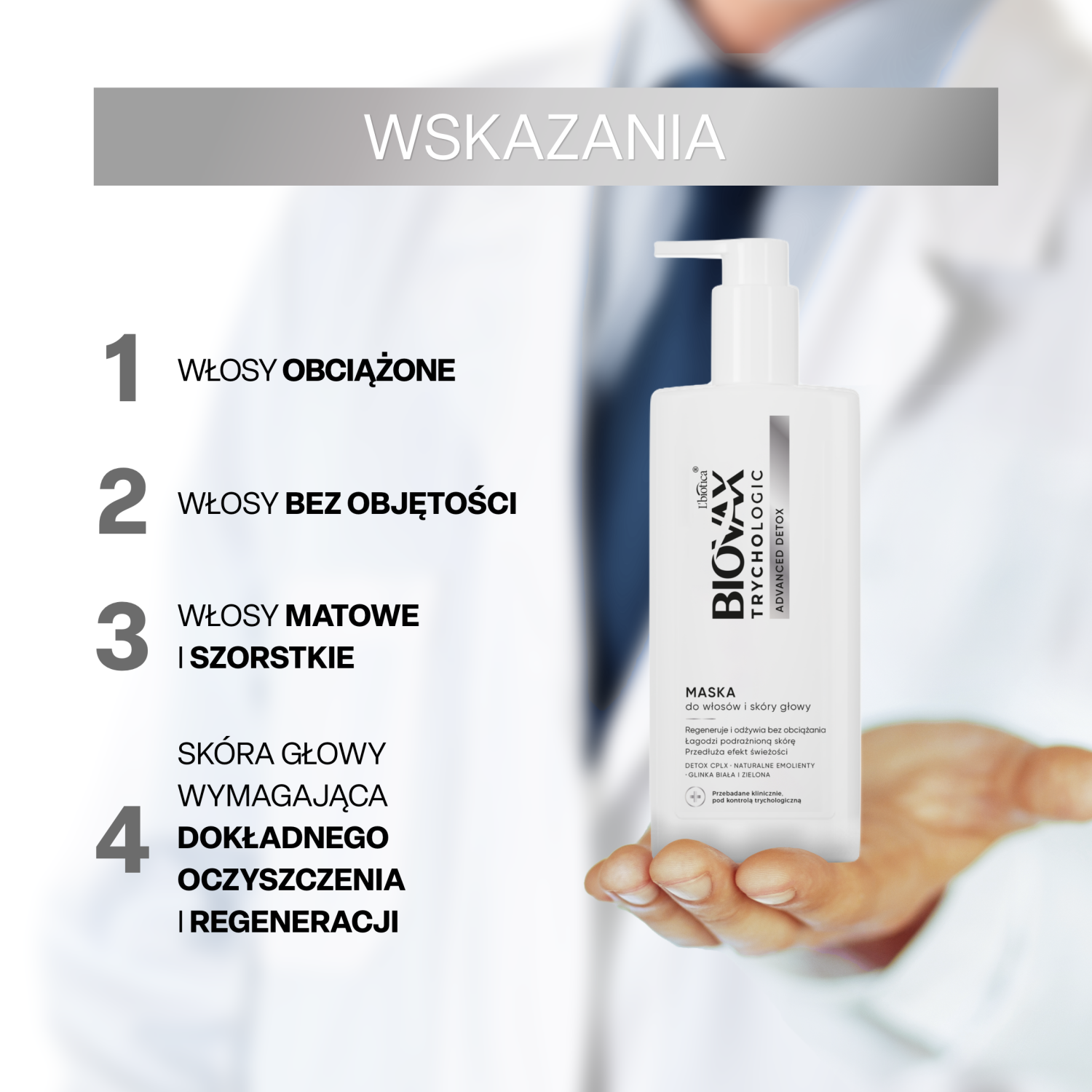 L'biotica Biovax Trychologic Advanced Detox