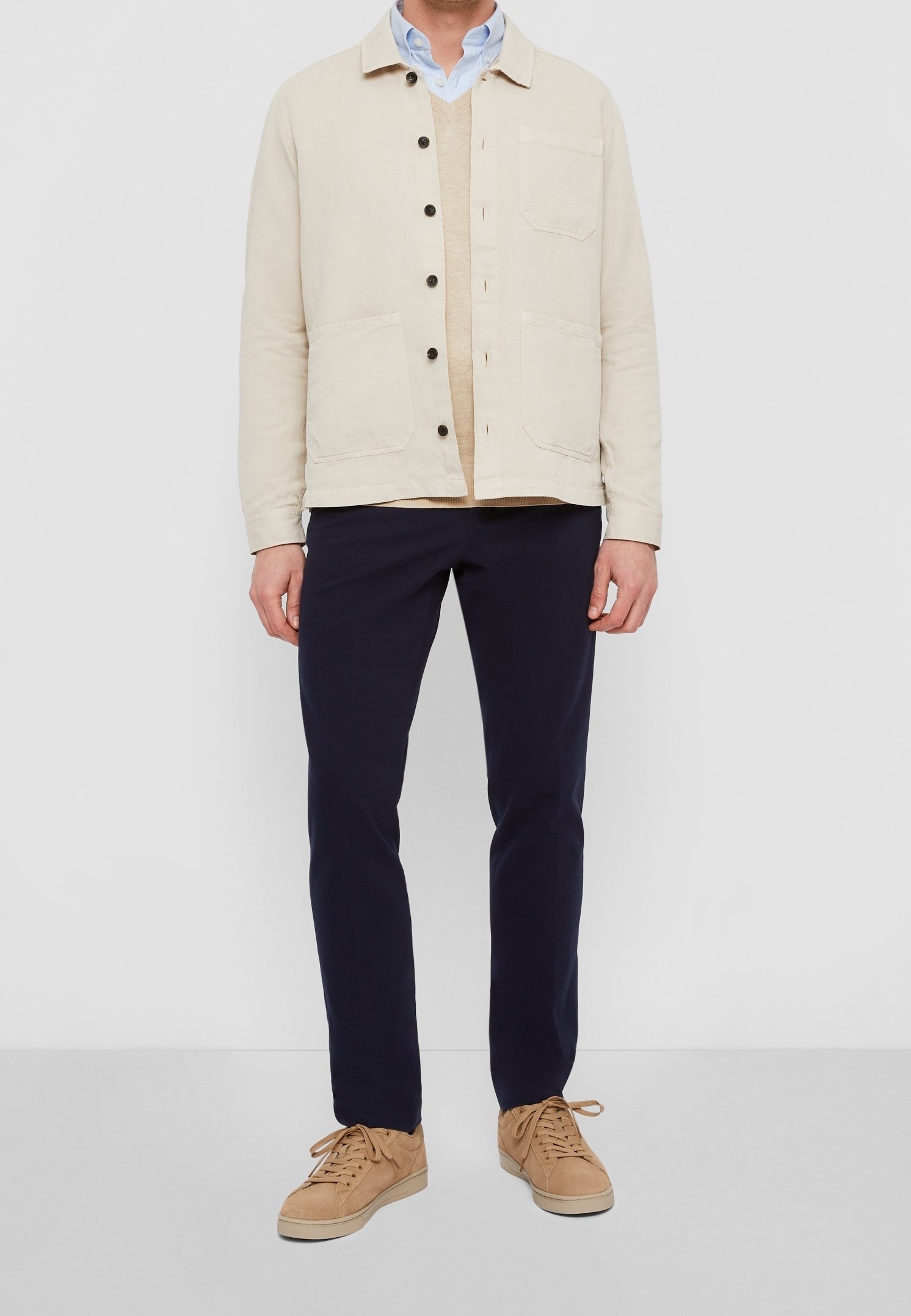 Veste en jean Hackett London - beige