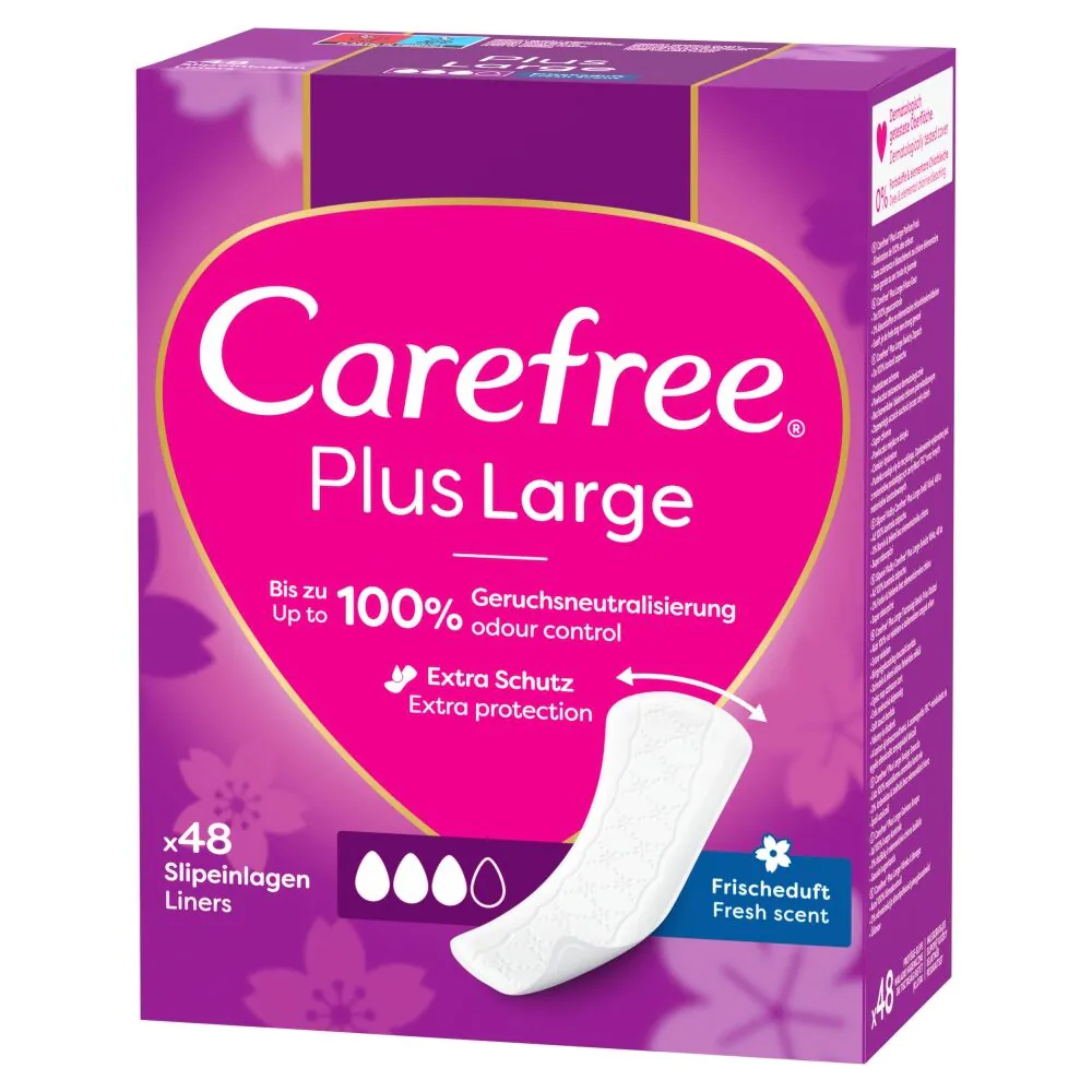 Carefree Plus Fresh - wkładki higieniczne 48 szt.