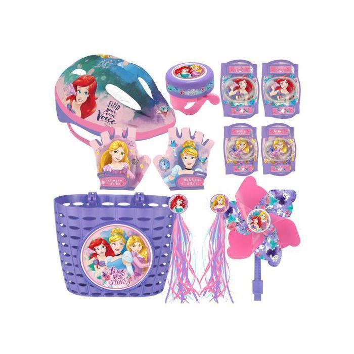 DISNEY Princess Girls' Safe Bike Helmet, Lightweight, Adjustable 52-56 cm