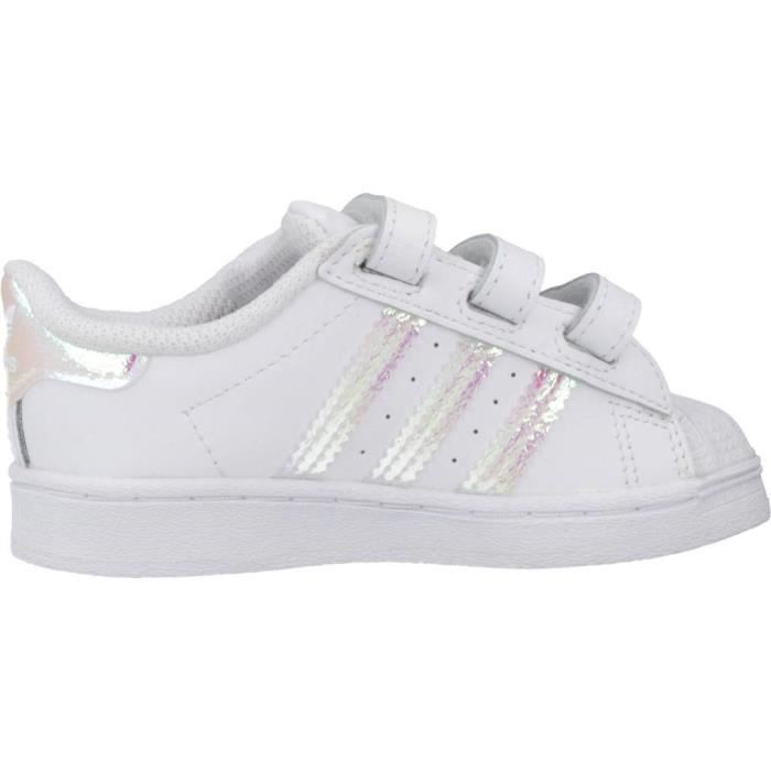 Basket - ADIDAS ORIGINALS - 92821 - Enfant Fille - Blanc - Lacets - Semelle Gomme