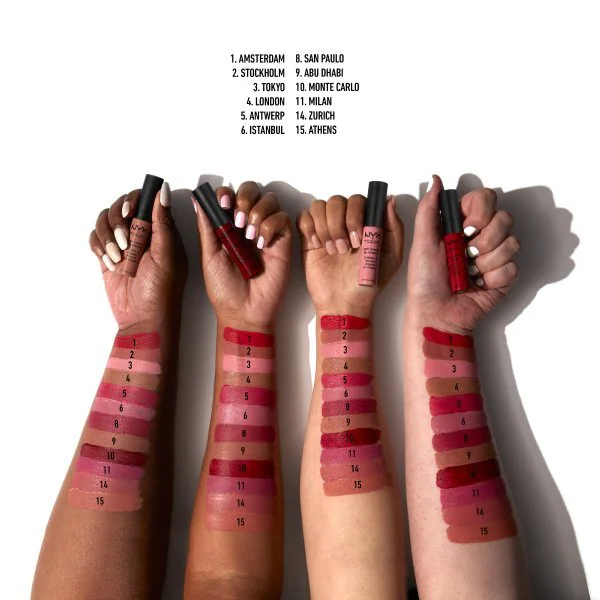 Batom Líquido Matte Suave NYX Professional Makeup Zurich